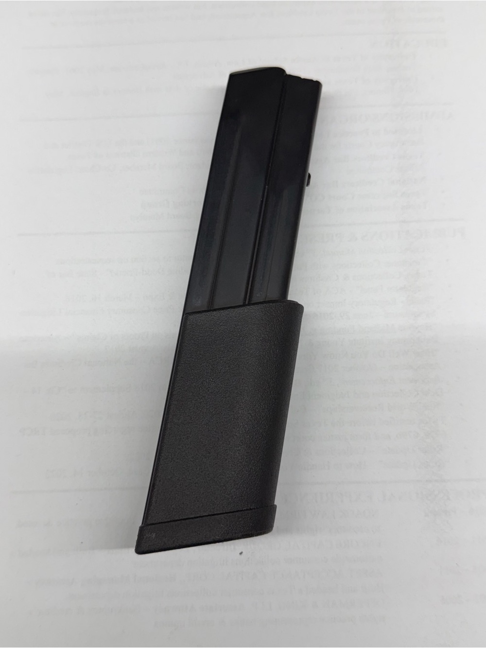 FN 509 9mm extended magazine clip